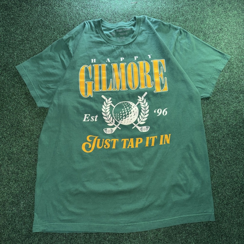 Happy Gilmore Graphic Shirt Men's XL Green Yellow T